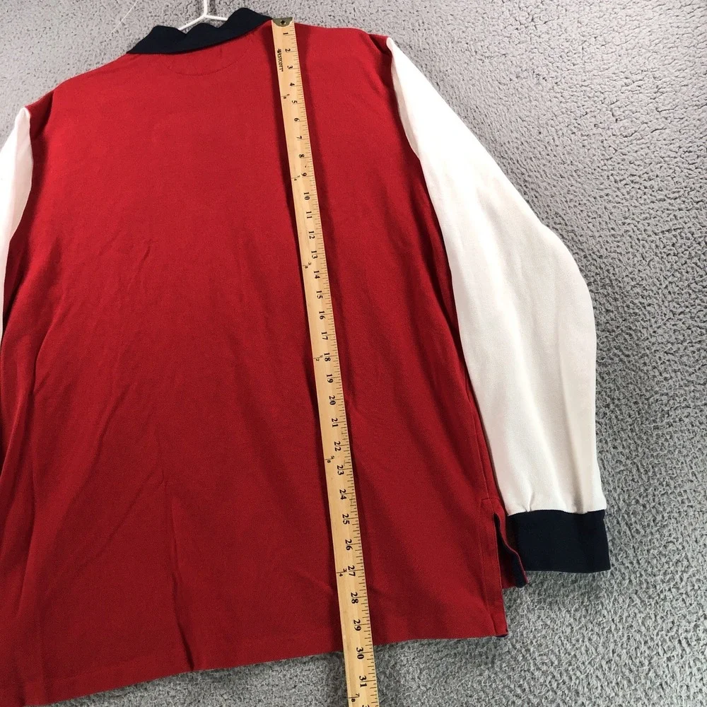 Polo Ralph Lauren Shirt Adult Extra Large Red Rugby‎ Snow Challenge Cup Crest